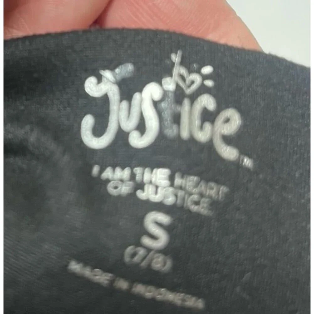 Girls Justice Black Cargo Pants